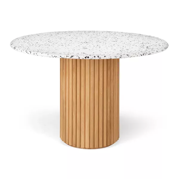 Terrazzo 1200 Round Dining Table - Natural