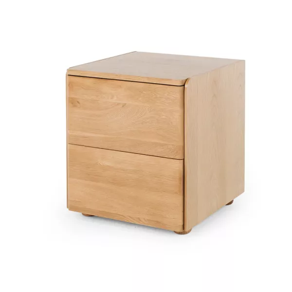 Cube Bedside Table - Natural