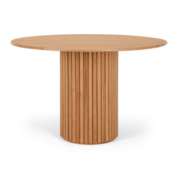 Zephyr Round Dining Table - Natural Oak